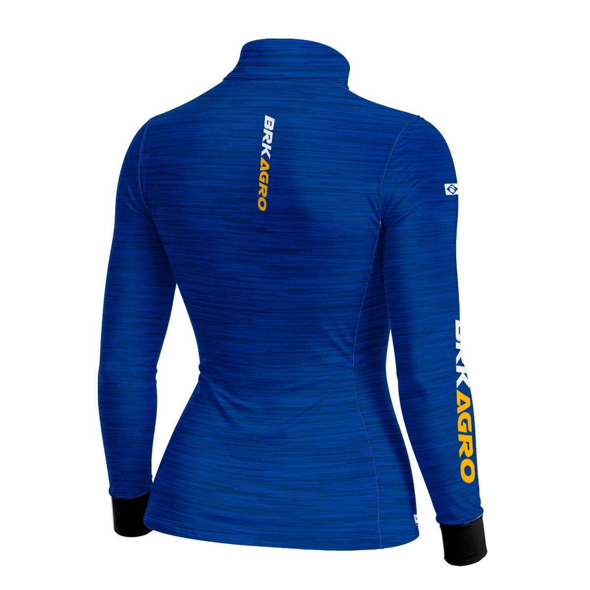 Camisa Agro Feminina Brk Mescla Azul Royal com Proteção Solar UV50+ - Brk Agro