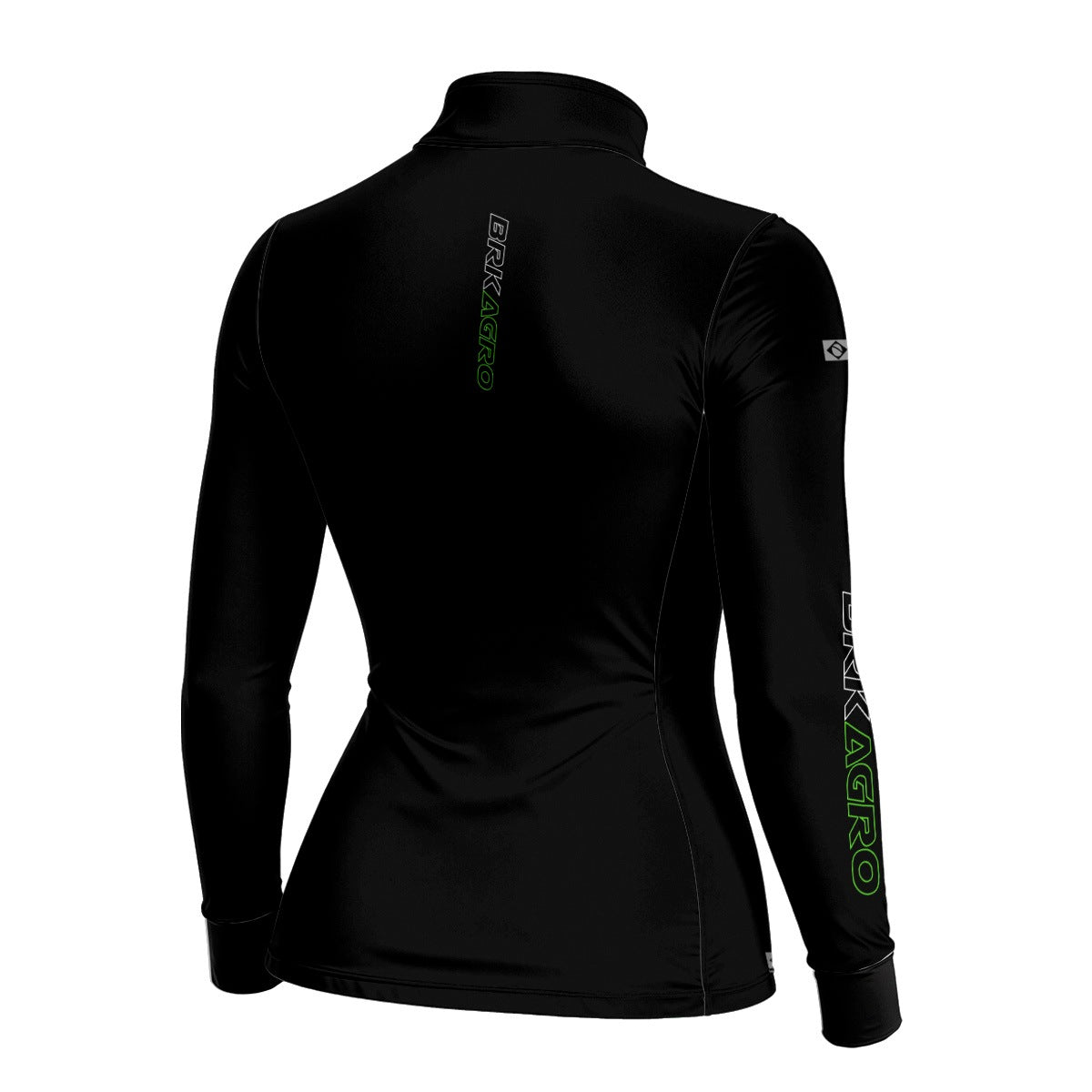 Camisa Agro Feminina Brk Básica Preta com Proteção Solar UV50+ - Brk Agro