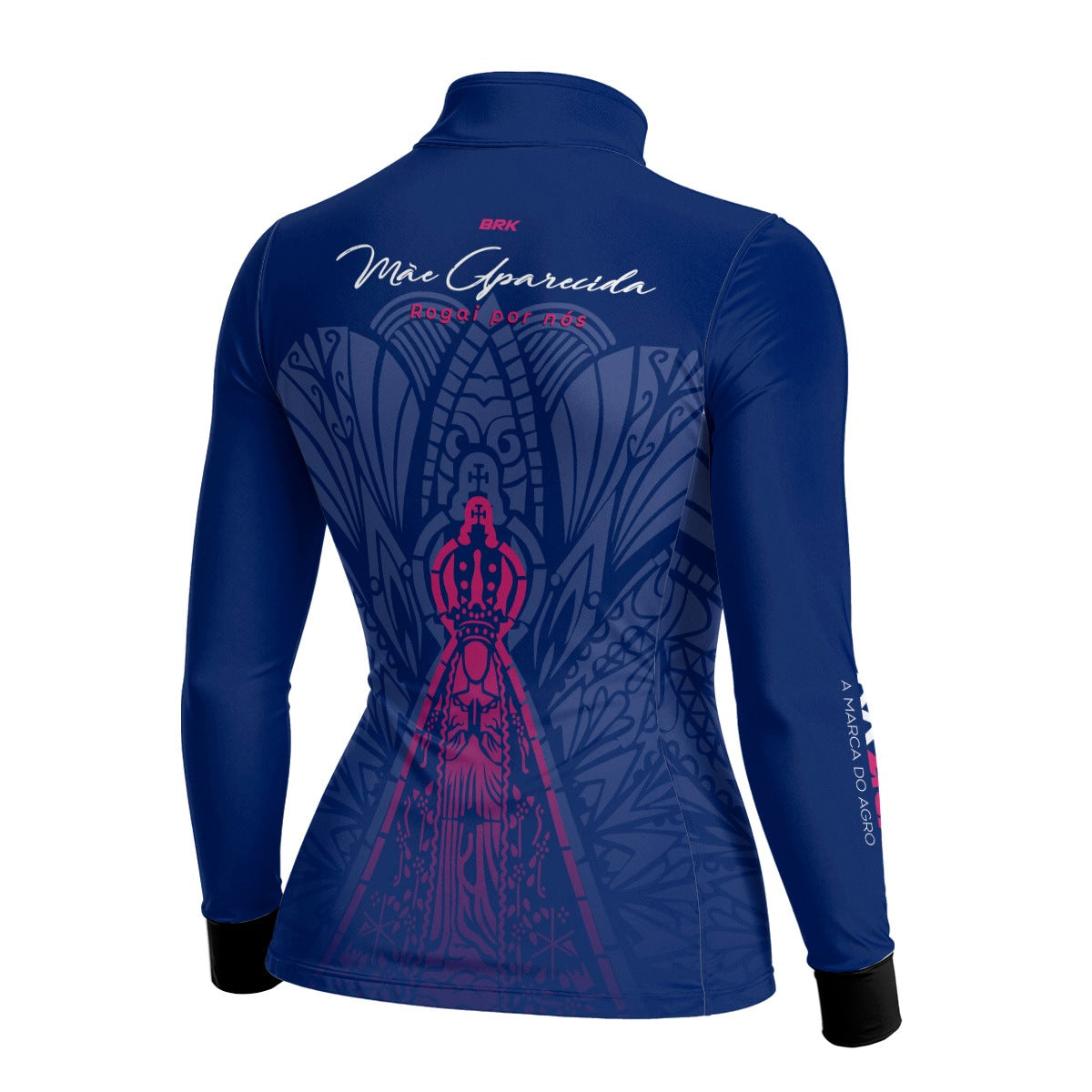 Camisa Agro Feminina Brk Nossa Senhora Mãe Aparecida com Proteção Solar UV50+ - Brk Agro