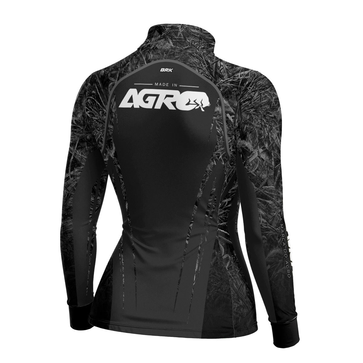 Camisa Feminina Agro Brk Camuflado Real Tree Made In Agro com Proteção Solar UV50+ - Brk Agro
