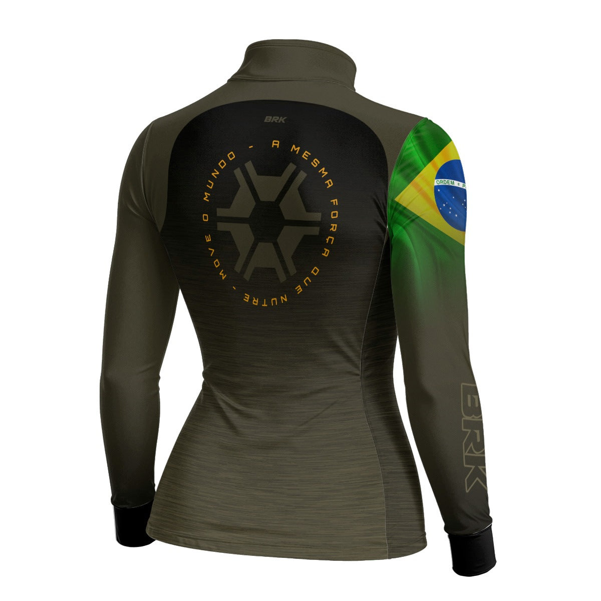 Camisa Agro Feminina Brk Agronomia Bandeira do Brasil com Proteção Solar UV50+ - Brk Agro