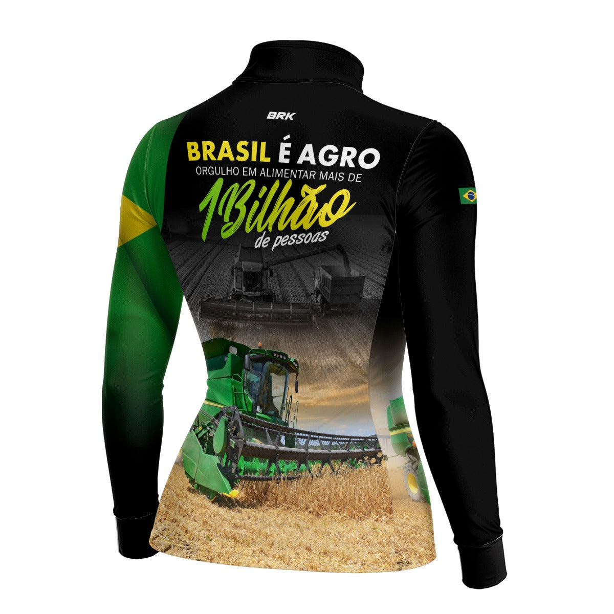 Camisa Agro Feminina Brk Agro é Bilhão com Proteção Solar UV50+ - Brk Agro