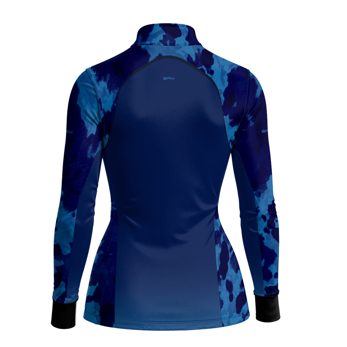 Camisa Agro BRK Pecuária Cow Print Azul com Proteção Solar UV50+