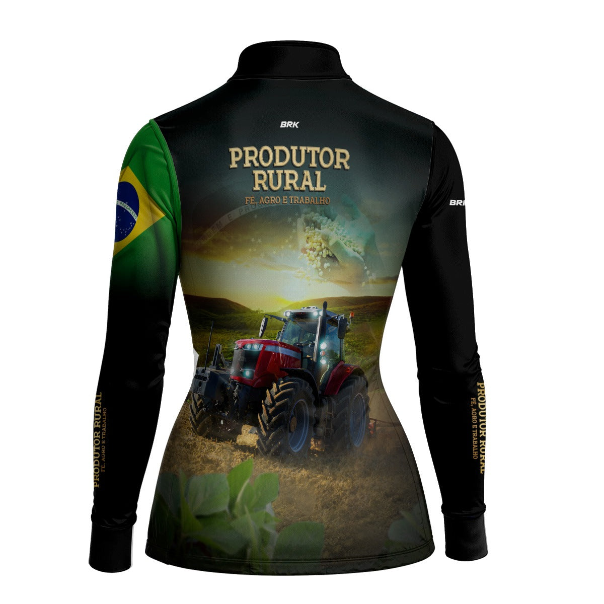 Camisa Agro Feminina Brk Produtor Rural com Proteção Solar UV50+ - Brk Agro