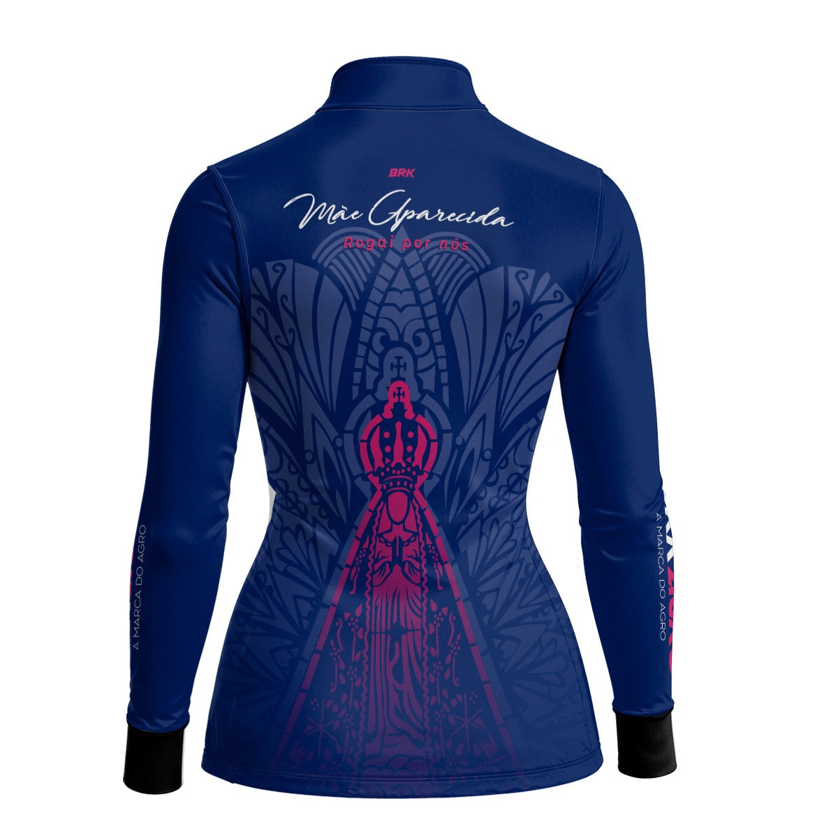 Camisa Agro Feminina Brk Nossa Senhora Mãe Aparecida com Proteção Solar UV50+ - Brk Agro