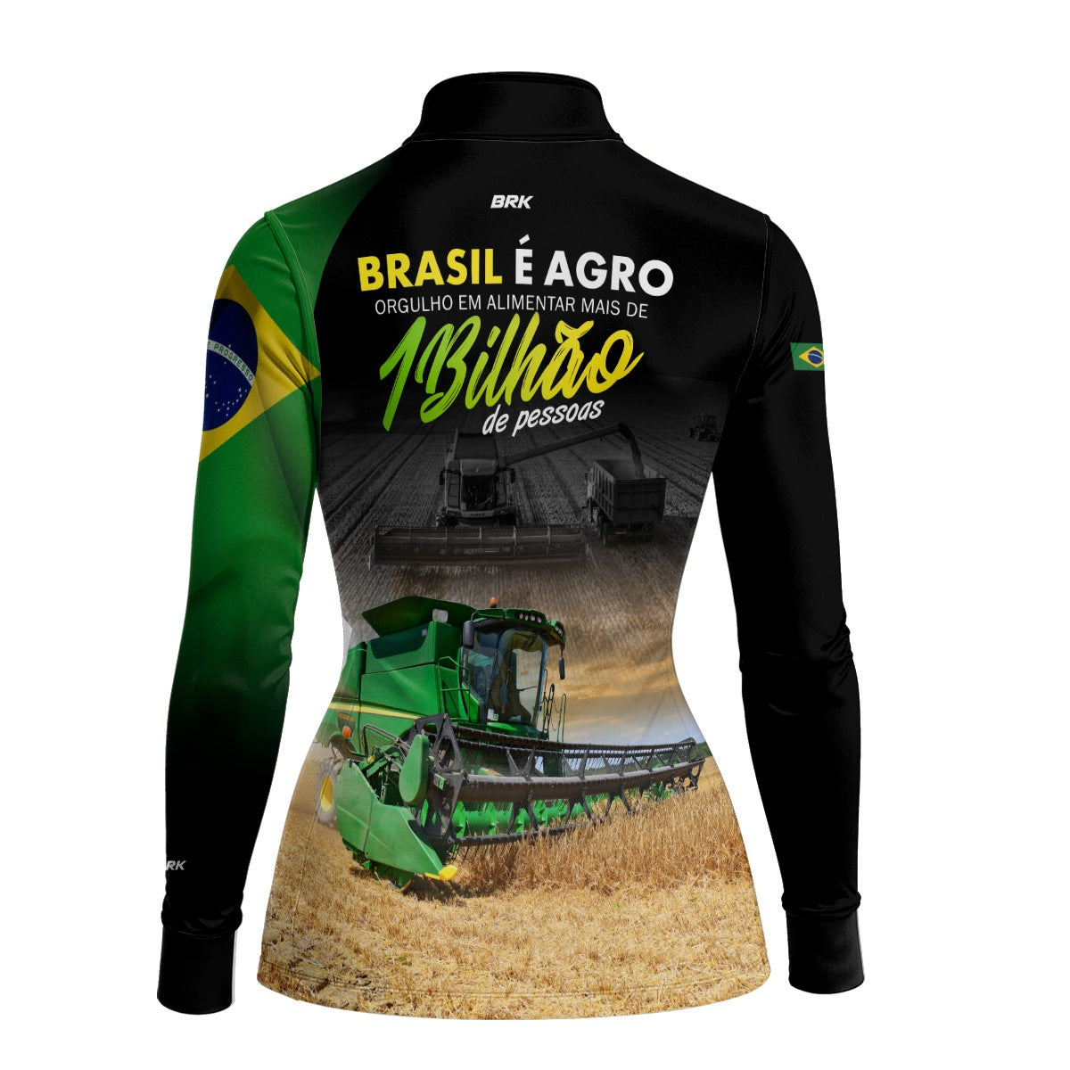 Camisa Agro Feminina Brk Agro é Bilhão com Proteção Solar UV50+ - Brk Agro