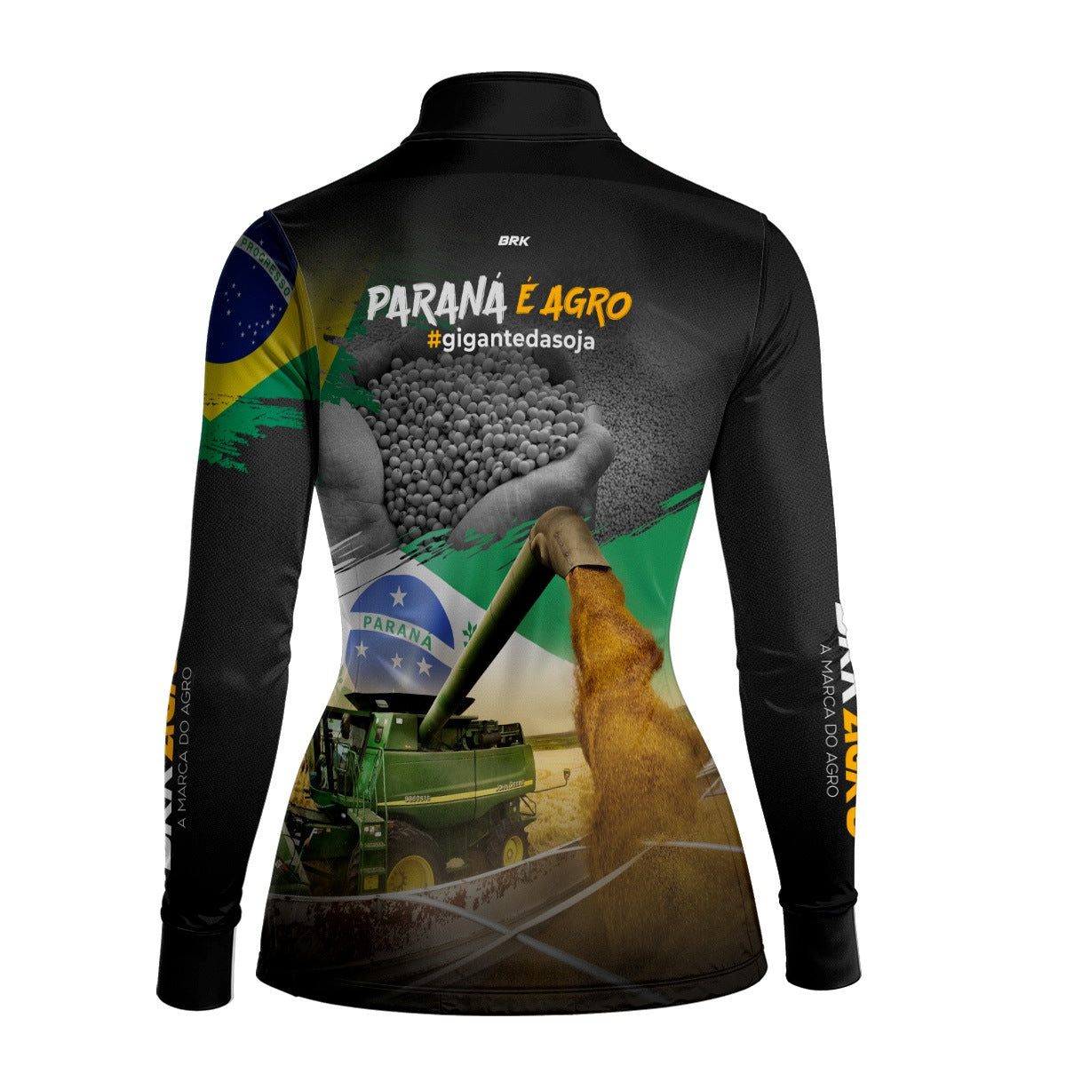 Camisa Agro Feminina Brk Paraná é Agro com Proteção Solar UV50+ - Brk Agro