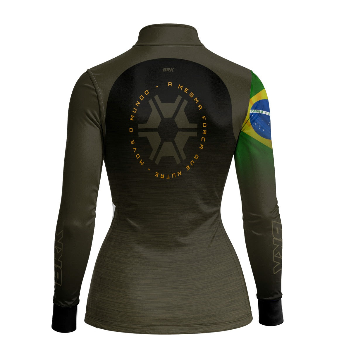 Camisa Agro Feminina Brk Agronomia Bandeira do Brasil com Proteção Solar UV50+ - Brk Agro