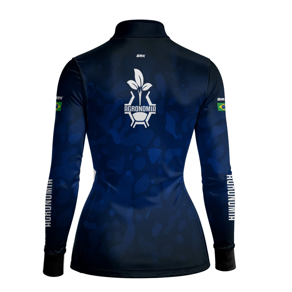 Camisa Agro Feminina Brk Azul Símbolo Agronomia com UV50+ - Brk Agro
