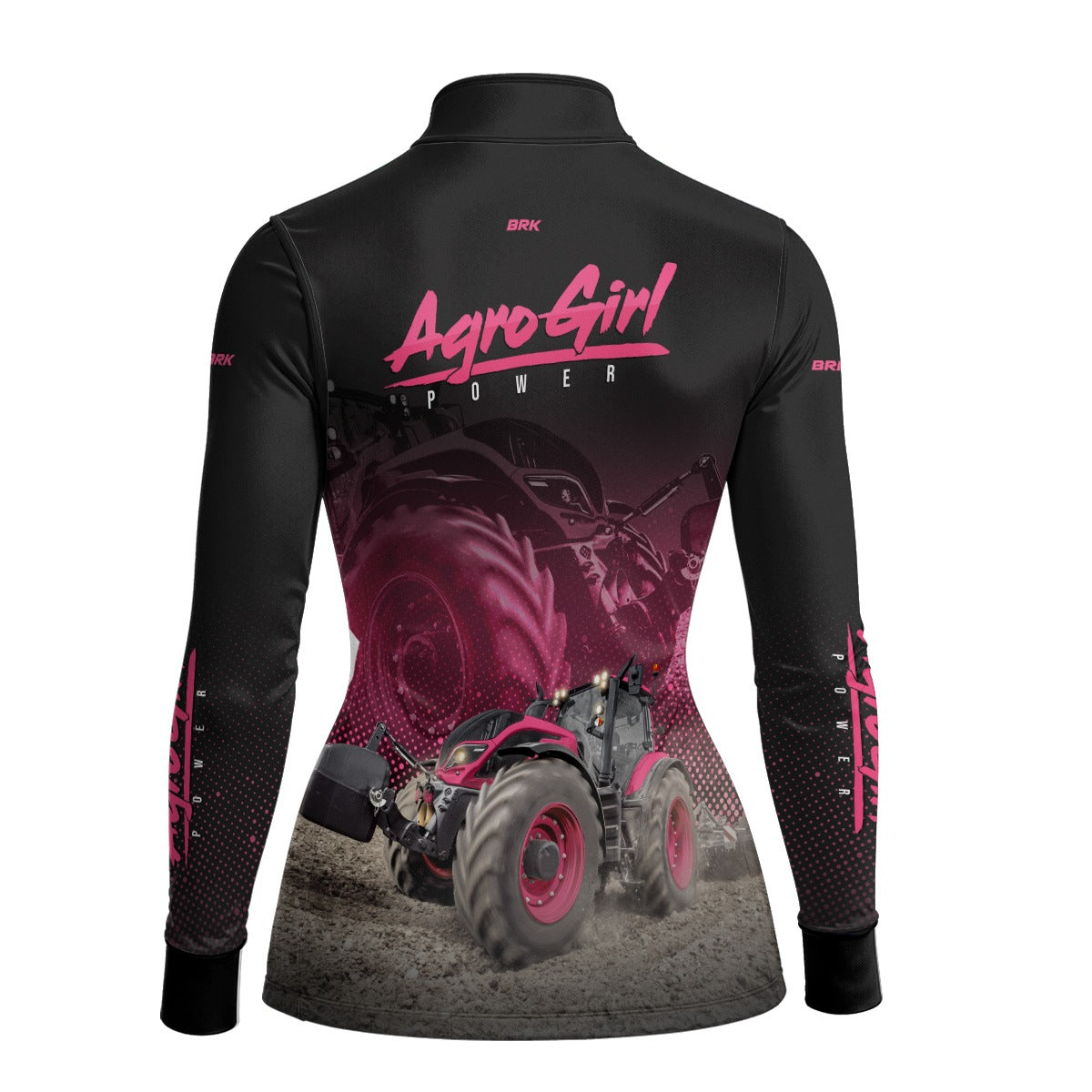Camisa Agro Brk Agro Girl Power Rosa com Proteção Solar UV50+ - Brk Agro