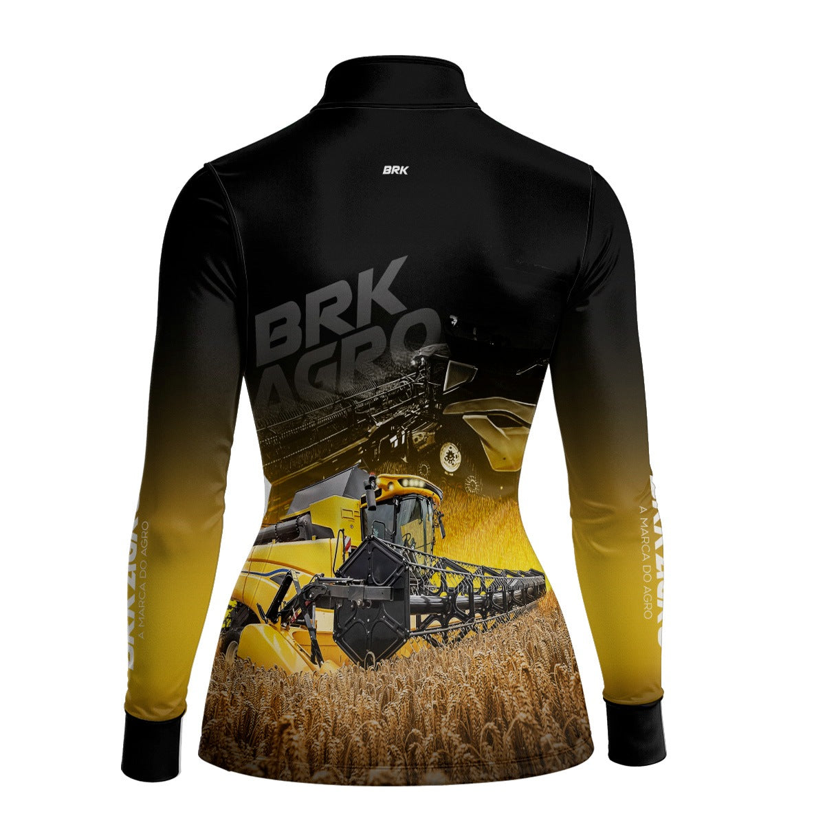 Camisa Agro Feminina Brk Colheitadeira CR11 com Proteção Solar UV50+ - Brk Agro