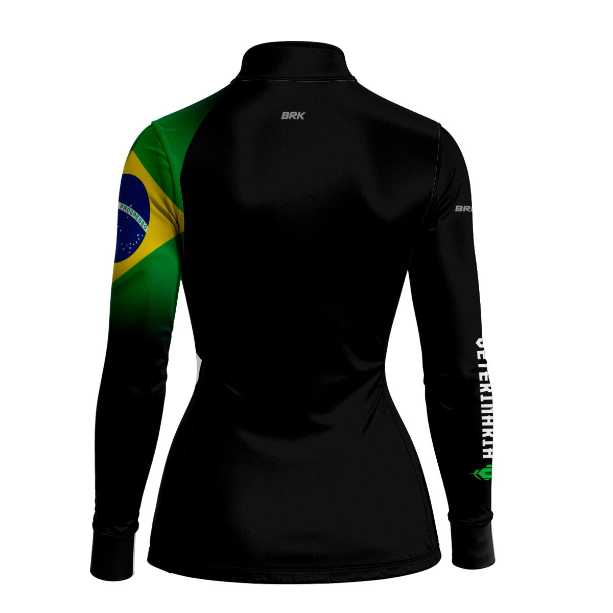 Camisa Agro Feminina Brk Veterinária Preta com UV50+ - Brk Agro