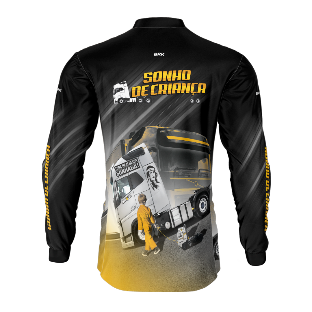 Camisa Brk Carreta Sonho de Criança com Proteção Solar UV50+