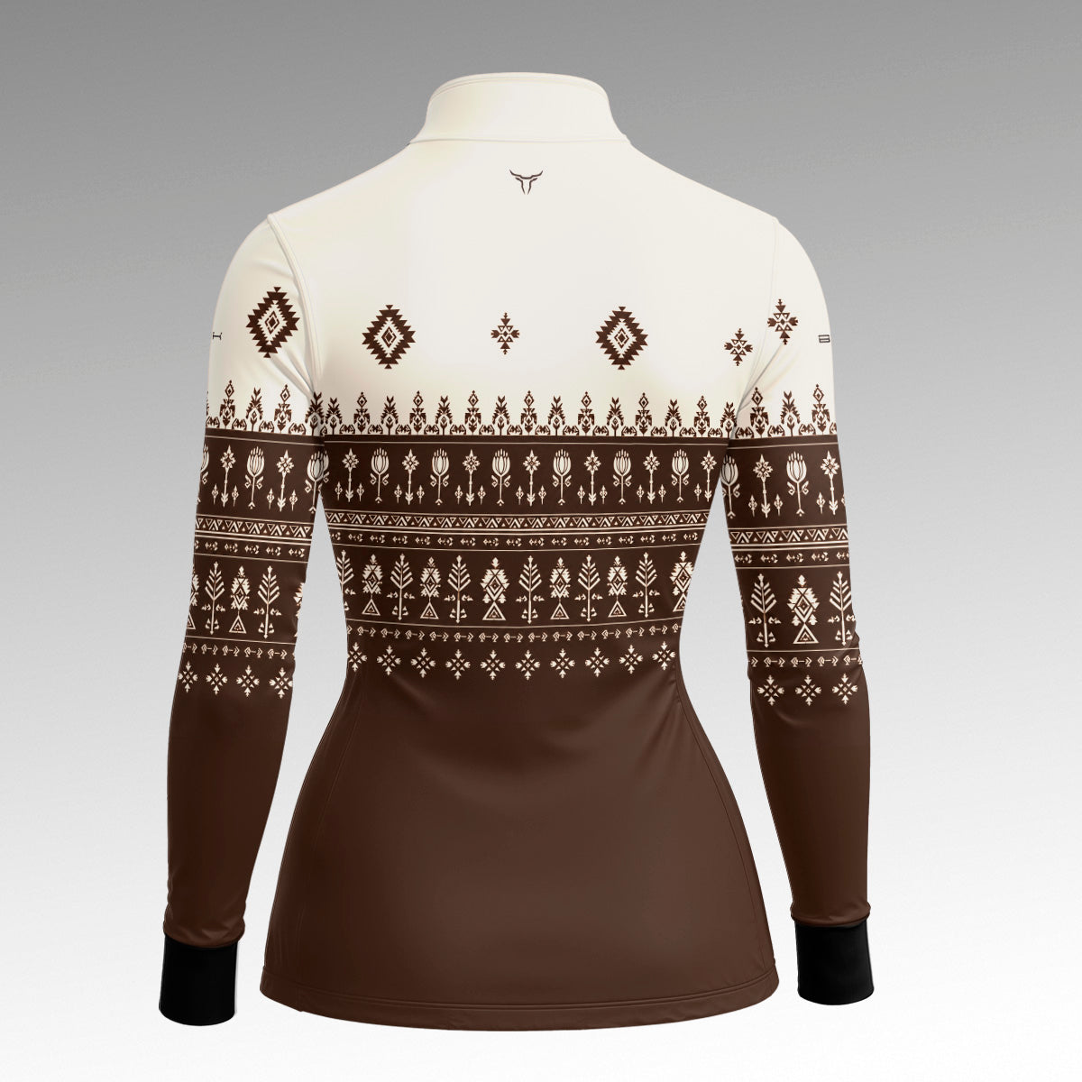 Camisa Feminina Apache Marrom Creme com UV50 - Brk Agro