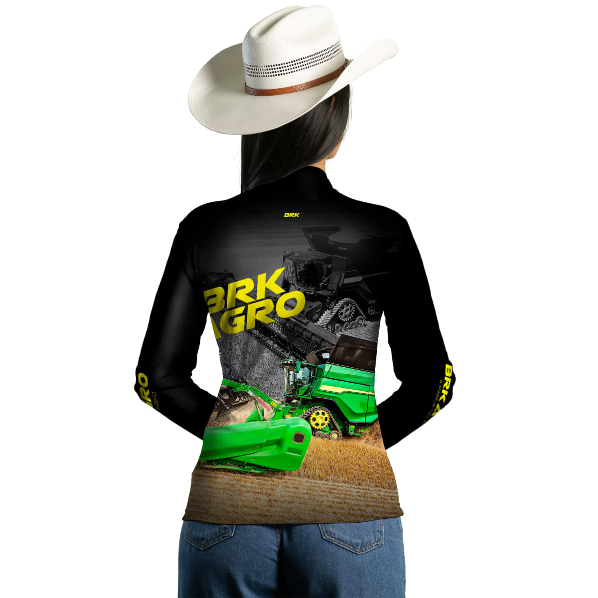 Camisa Agro Brk Trator Colheitadeira X9 com Proteção Solar UV50+ - Brk Agro