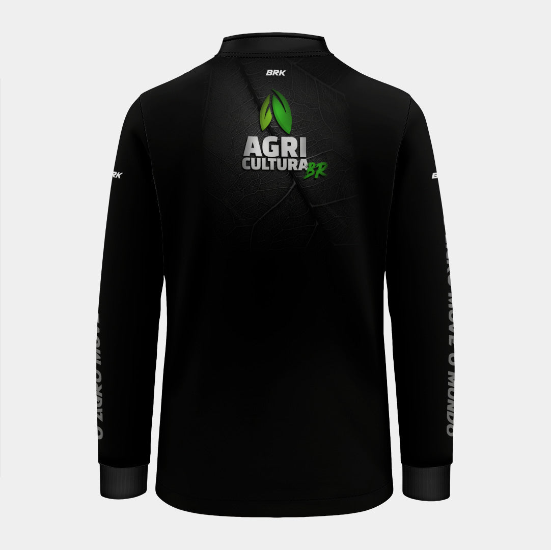 Camisa Infantil Brk Agro Brasil Agricultura com UV50+