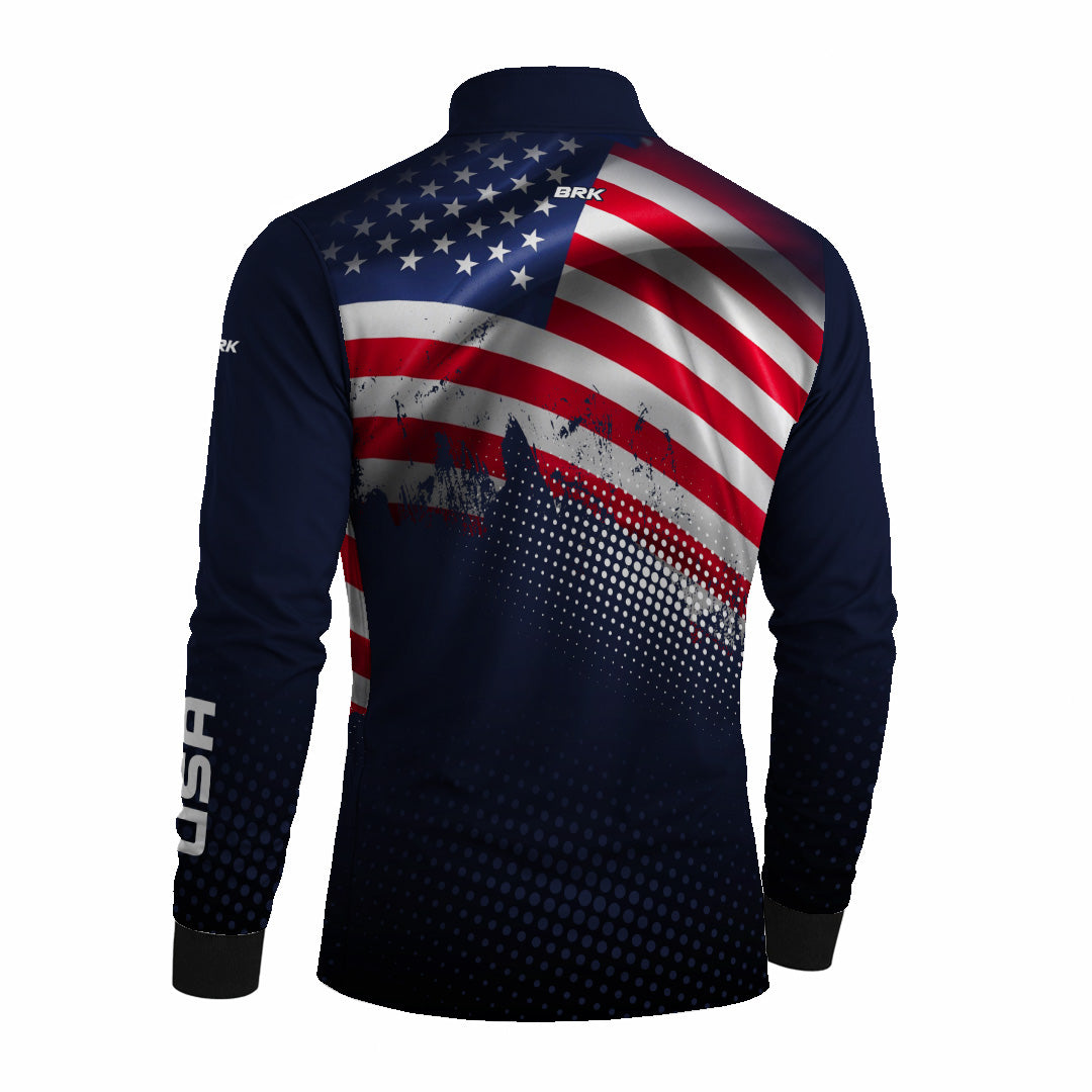 Camisa Brk Estados Unidos com Proteção Uv50+ - Tamanho: P