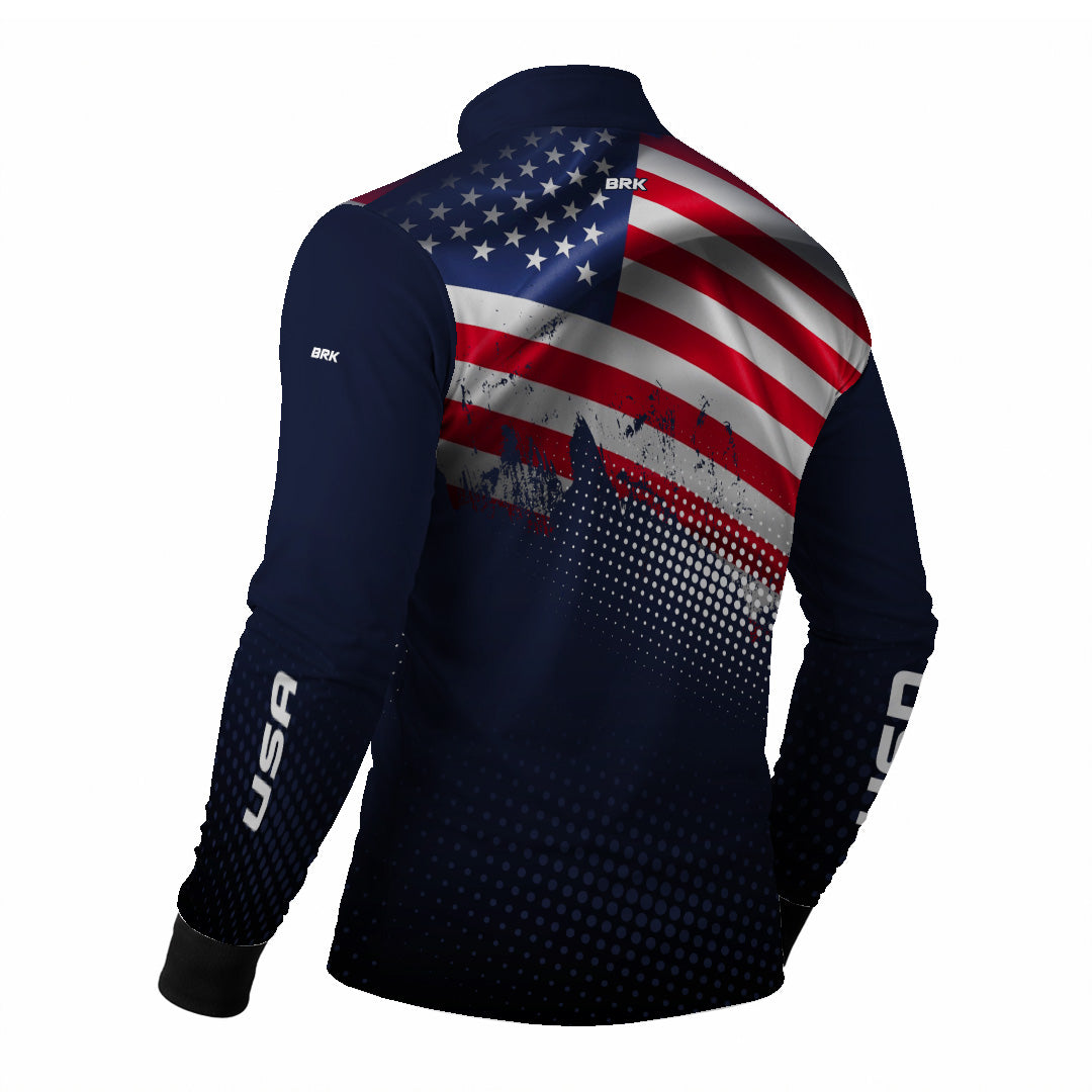 Camisa Brk Estados Unidos com Proteção Uv50+ - Tamanho: P