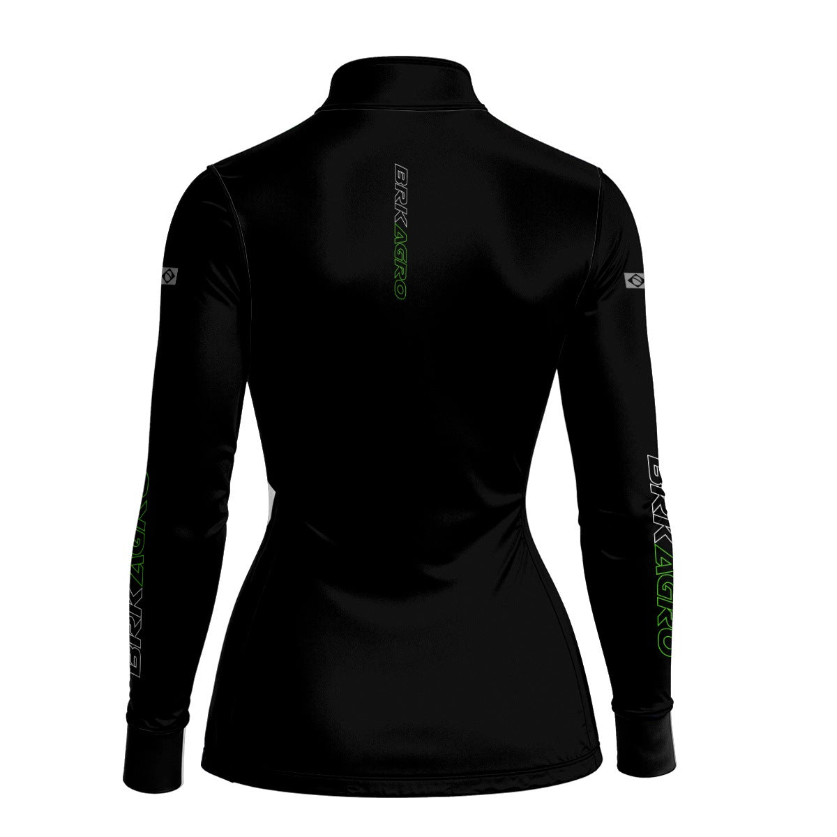Camisa Agro Feminina Brk Básica Preta com Proteção Solar UV50+ - Brk Agro