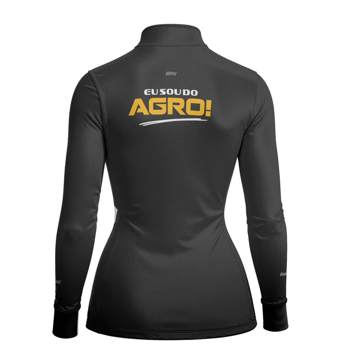 Camisa Agro Feminina Brk Eu Sou Do Agro Clean Cinza com Proteção Solar UV50+ - Brk Agro