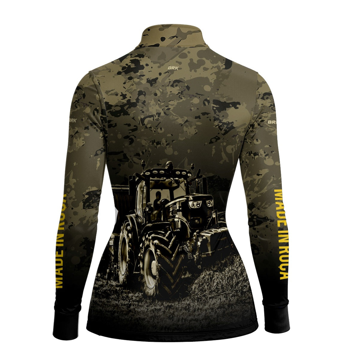 Camisa Agro Feminina Brk Camuflada com Proteção Solar UV50+ - Brk Agro