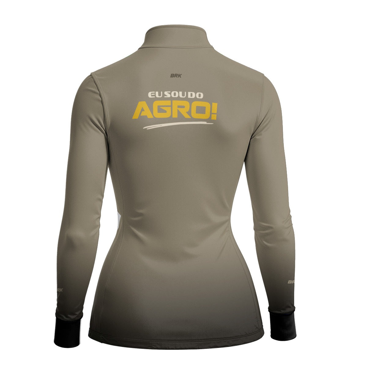 Camisa Agro Feminina Brk Eu Sou Do Agro Areia com Proteção Solar UV50+ - Brk Agro