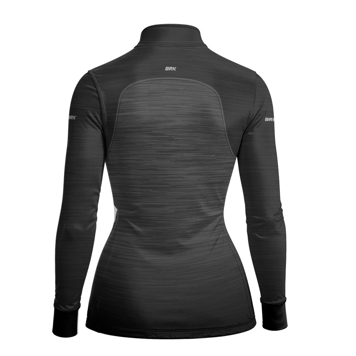 Camisa Agro Feminina Brk Mescla Preto Cinza com Proteção Solar UV50+ - Brk Agro