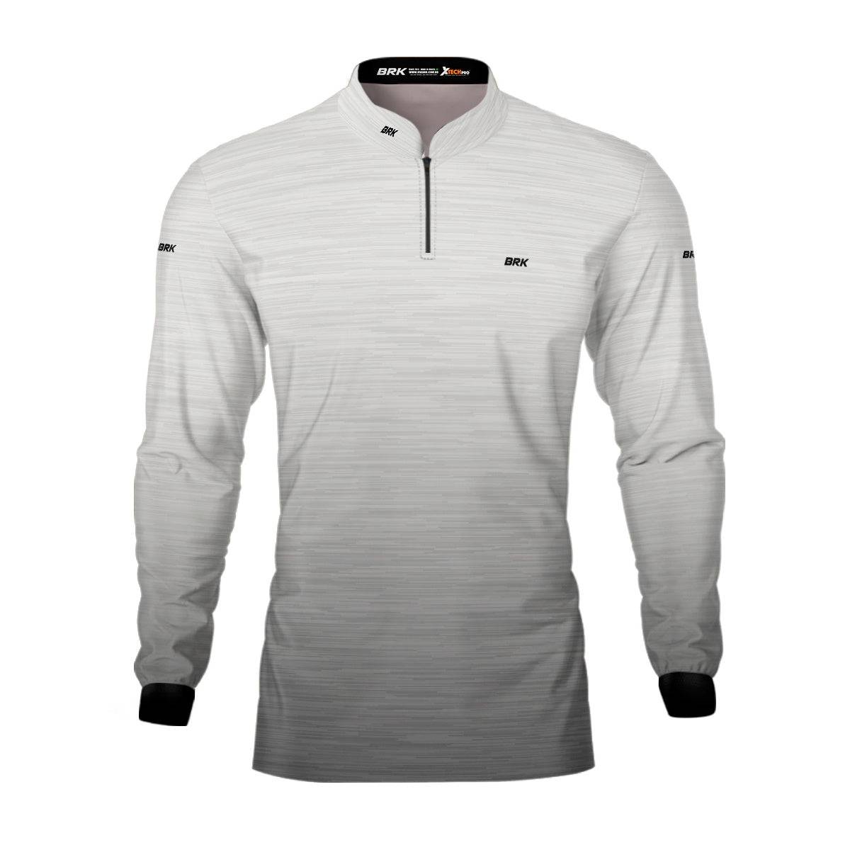 Camisa Masculina Agro Brk Mescla Branca com Proteção Solar UV50+ - Brk Agro