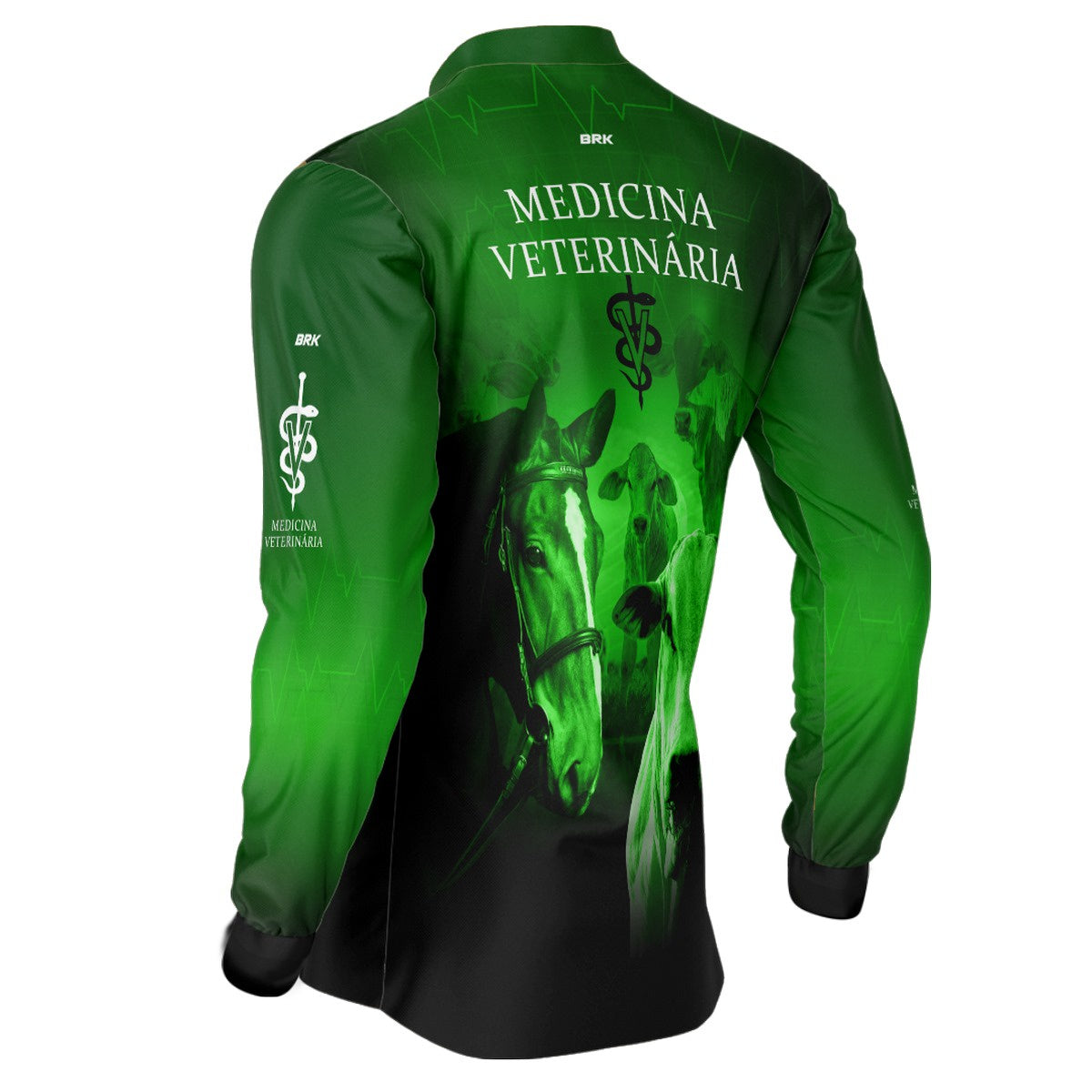 Camisa Agro Brk Medicina Veterinária com UV50+ - BRK AGRO