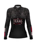 Camisa Agro Brk Feminina Texas Dallas Escura com Proteção com Proteção Solar UV50+ - BRK AGRO