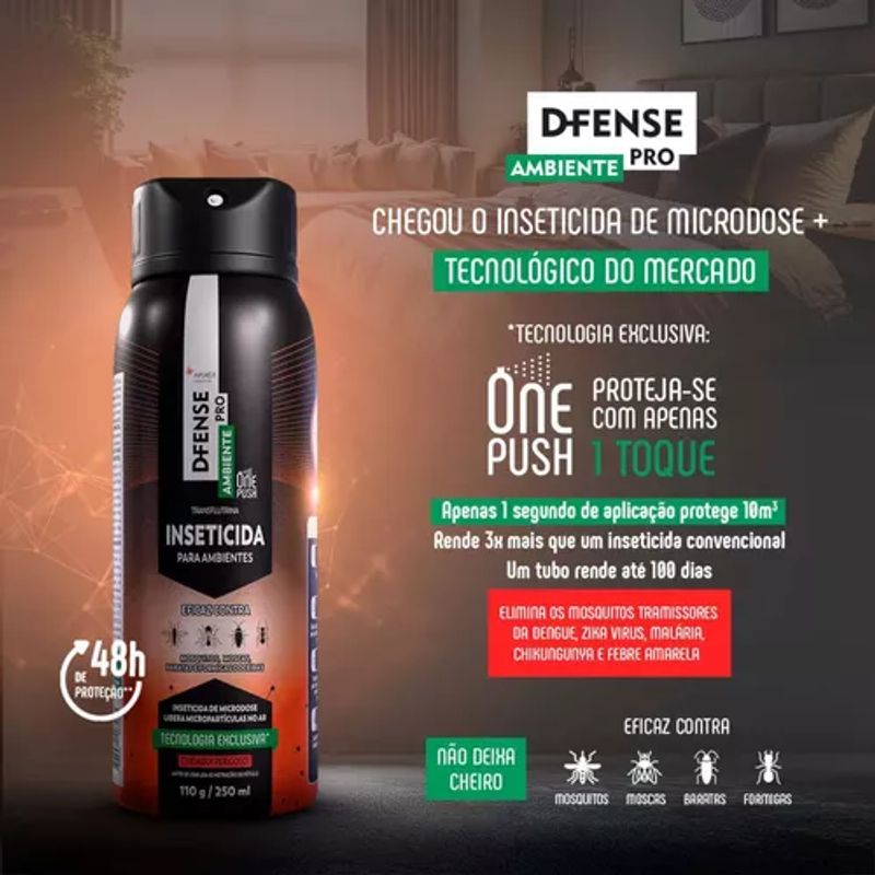 Spray D-Fense Pro Ambiente - 250 ML - D-Fense Pro - Brk Agro