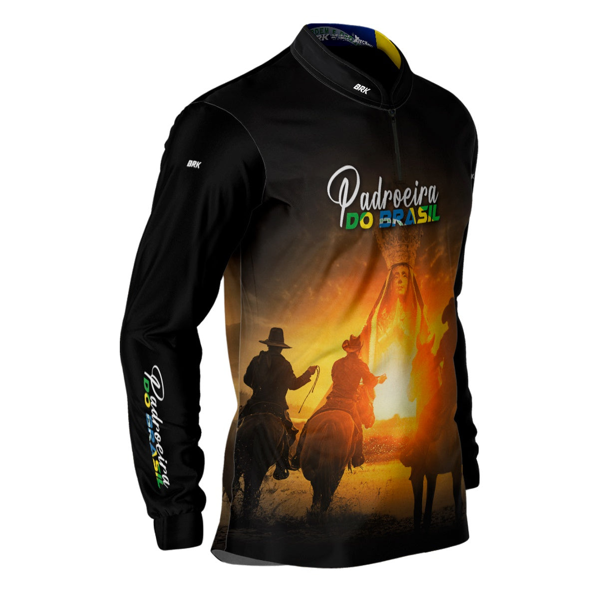 Camisa Agro Brk Padroeira do Brasil com Proteção Solar UV50+ - Brk Agro