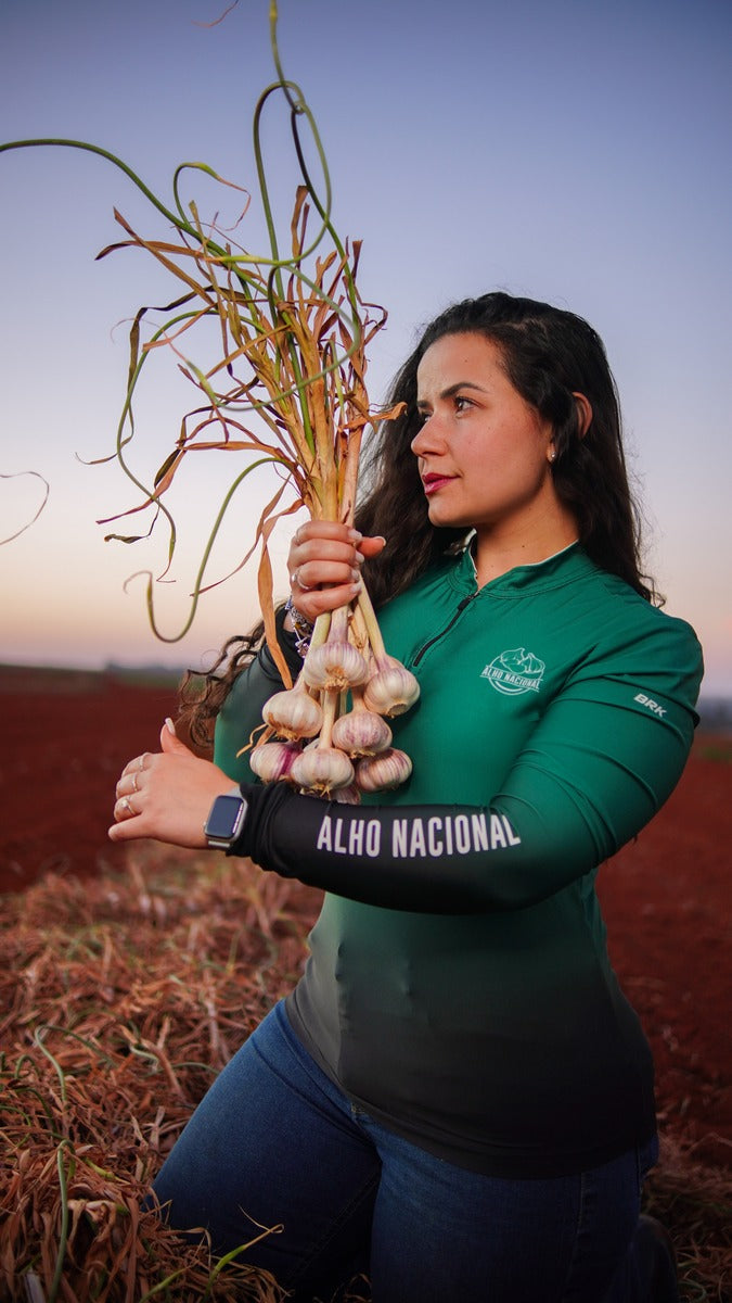 Camisa Agro Feminina Brk Alho Nacional com Proteção Solar UV50+ - Brk Agro
