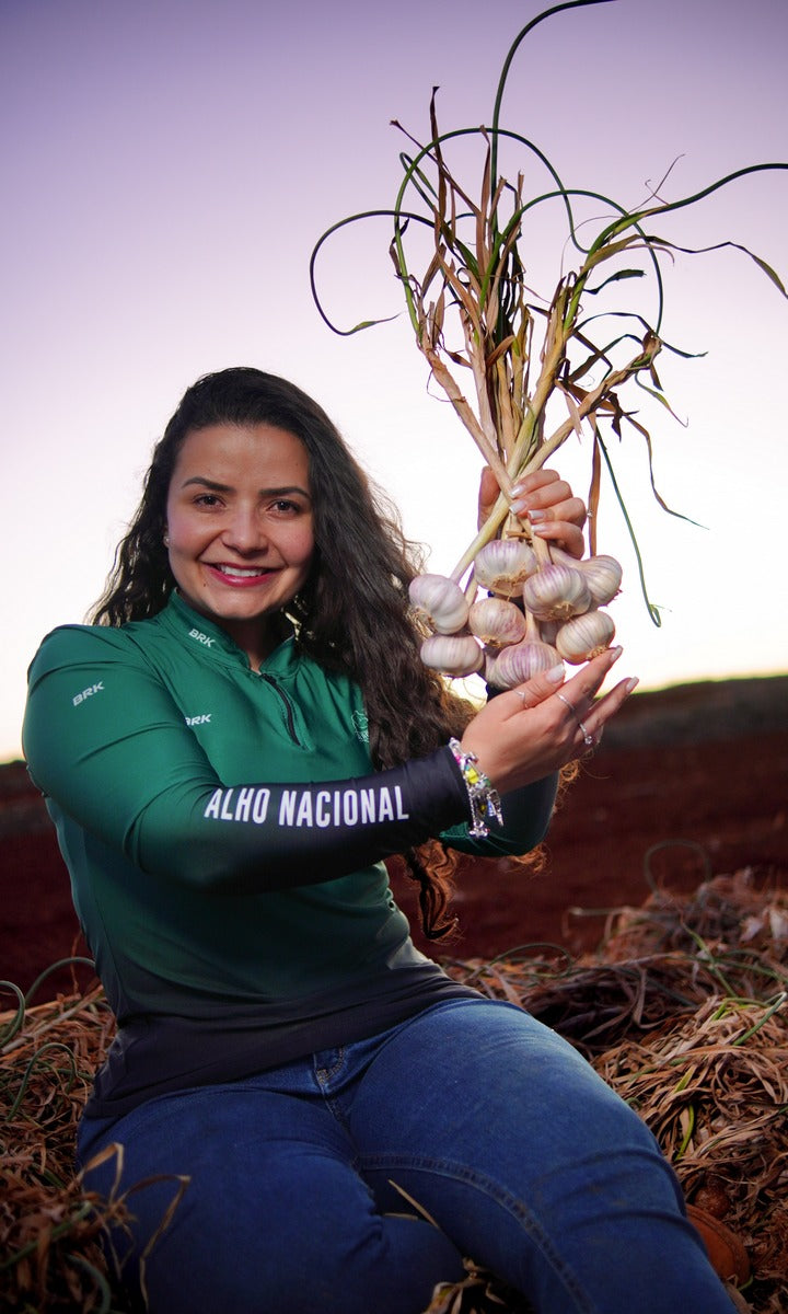 Camisa Agro Feminina Brk Alho Nacional com Proteção Solar UV50+ - Brk Agro