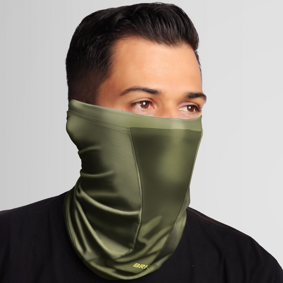 Bandana Black Mask Brk Verde Musgo Liso Proteção UV50+ - Brk Agro