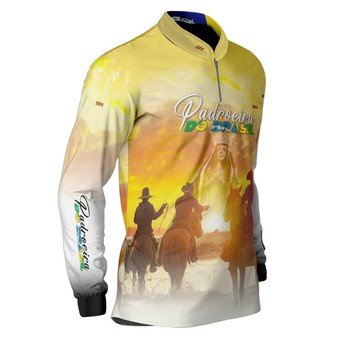 Camisa Agro Brk Padroeira do Brasil com Proteção Solar UV50+ - BRK AGRO