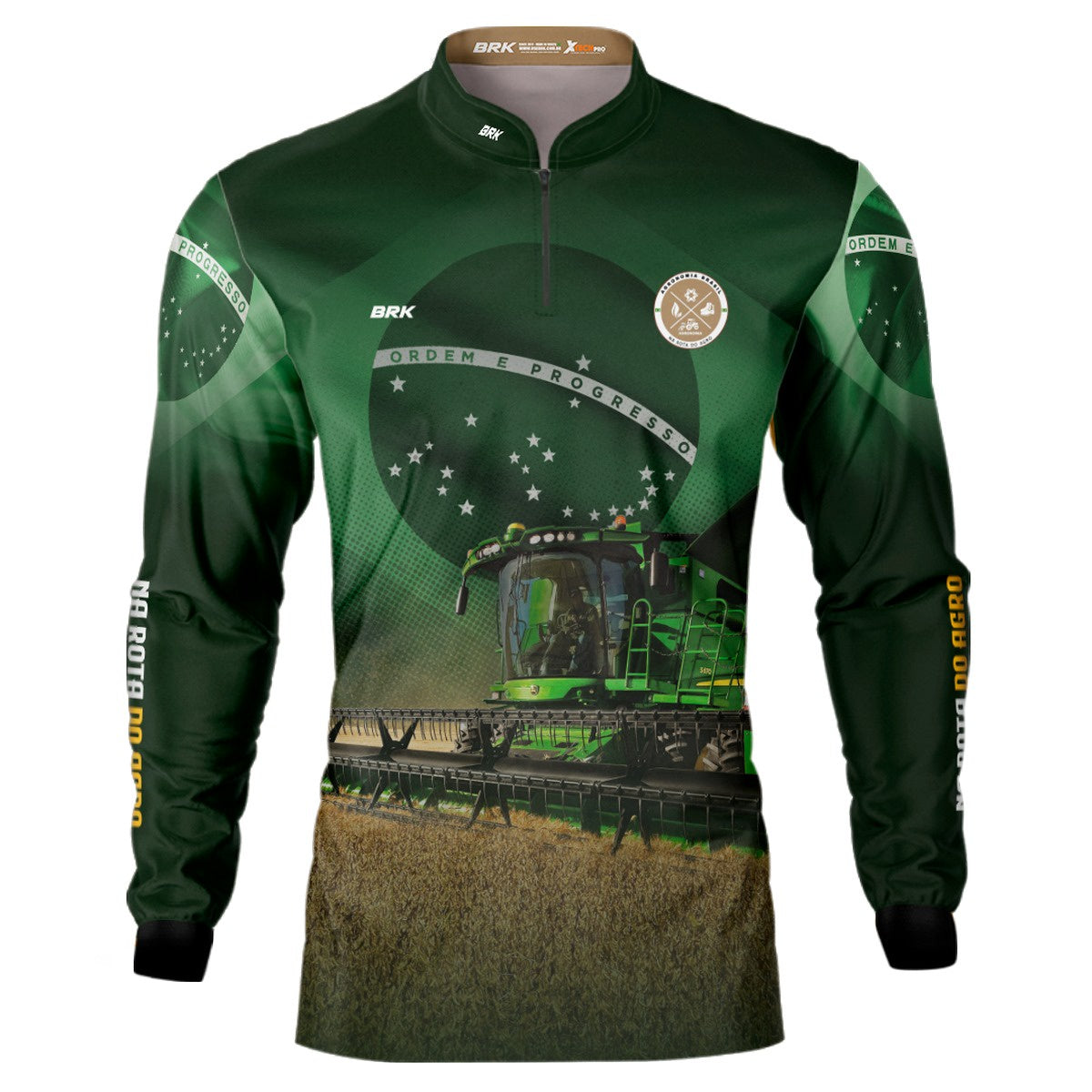 Camisa Agro Brk Agronomia Brasil com Proteção Solar UV50+ - BRK AGRO