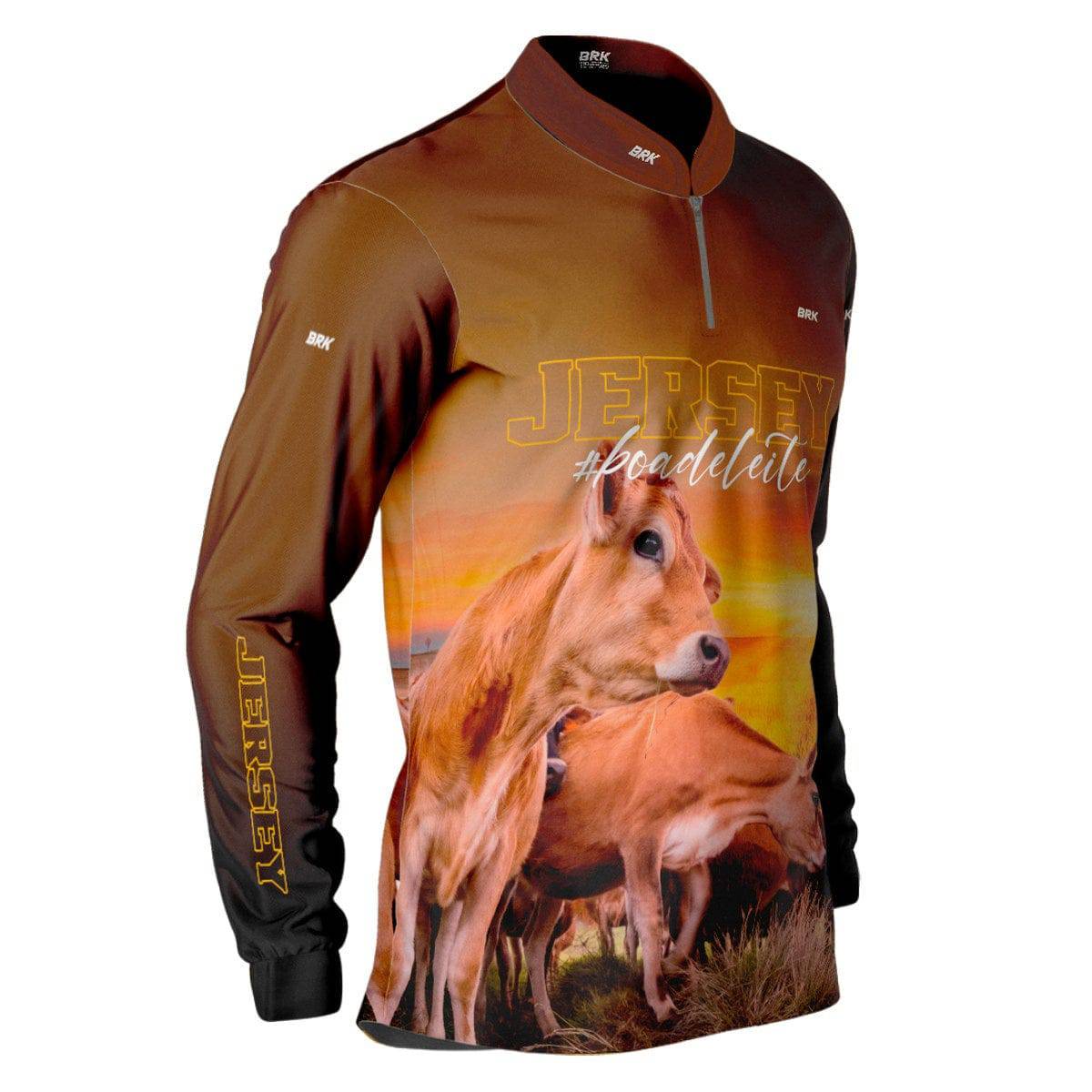 Camisa Agro Brk Vaca Jersey com Proteção Solar UV50+ - BRK AGRO