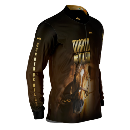 Camisa Agro Brk Rosto Quarto de Milha Proteção Solar UV50+ - BRK AGRO