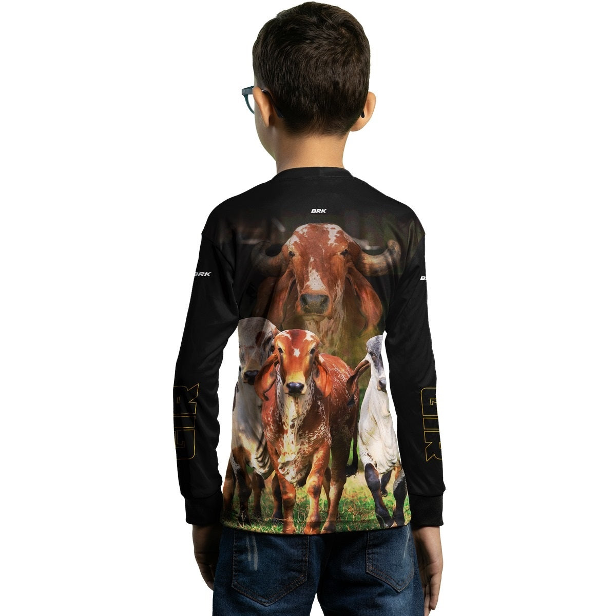 Camisa Agro Brk Vaca Gir com Proteção Solar UV50+ - BRK AGRO