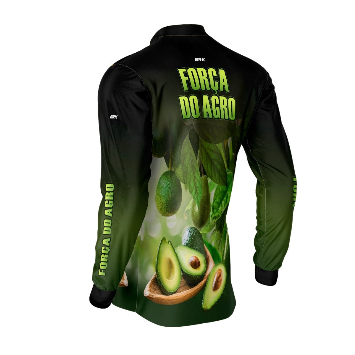 Camisa Agro Brk A Força do Agro Produtor de Abacate com UV50+