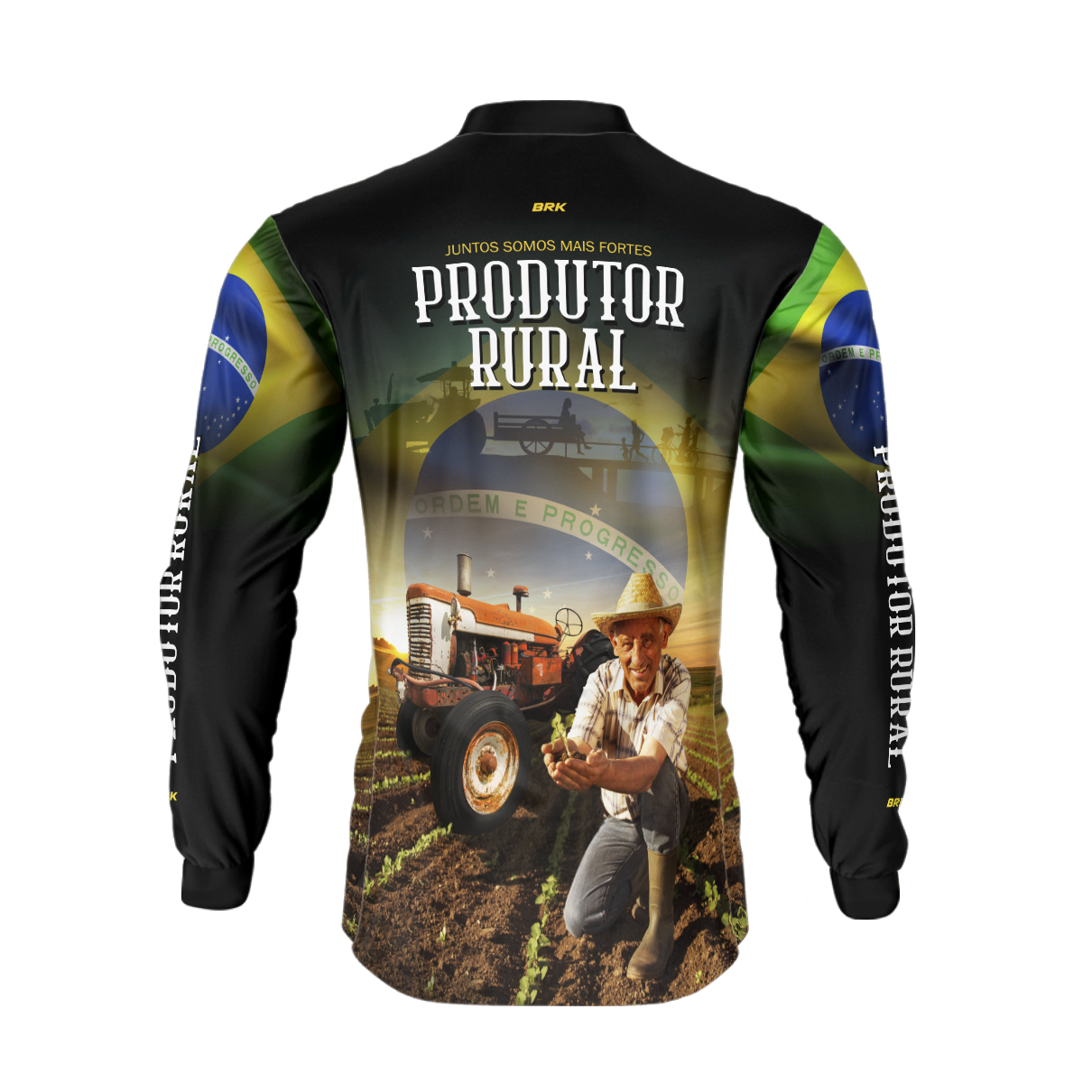 Camisa Agro Brk Produtor Rural com Proteção Solar UV50+ - BRK AGRO