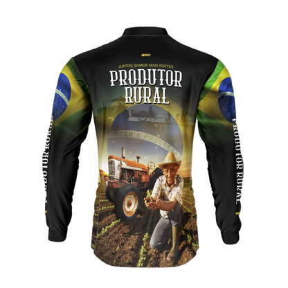 Camisa Agro Brk Produtor Rural com Proteção Solar UV50+ - BRK AGRO