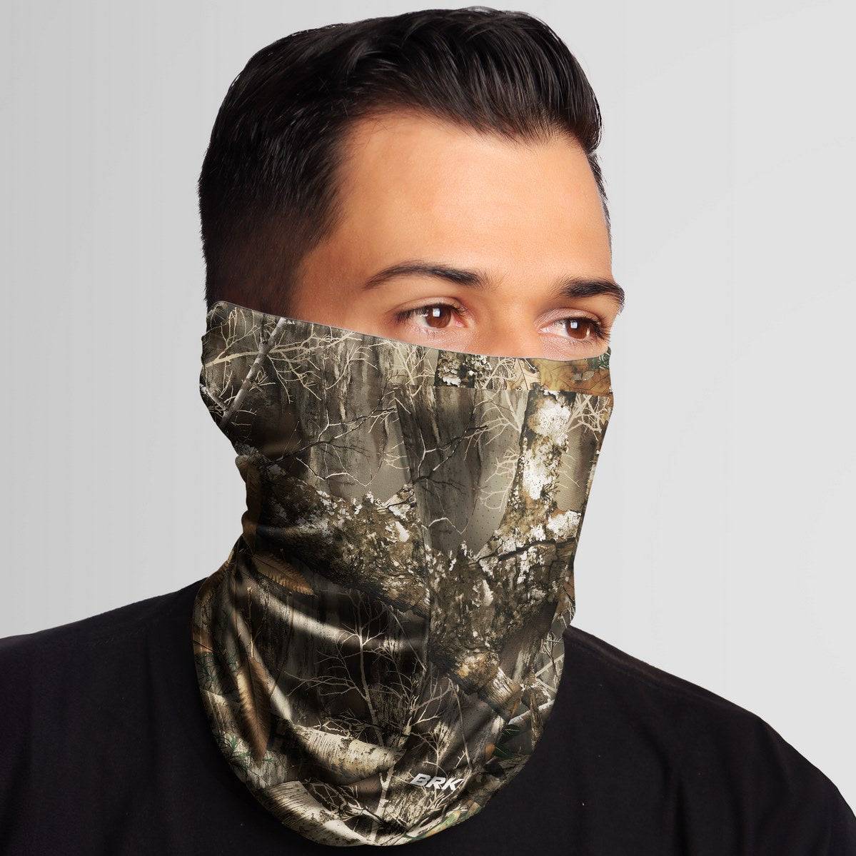 Bandana Black Mask Brk Camuflada Folhas e Galhos Tipo 2 com Proteção UV50+ - Brk Agro