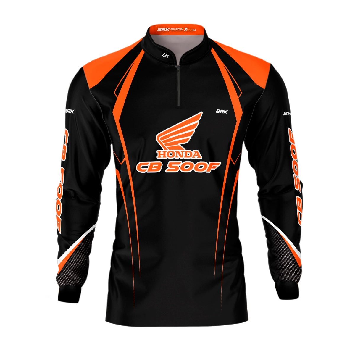 Camisa de Motociclismo Brk Honda CB 500F com Proteção UV50+