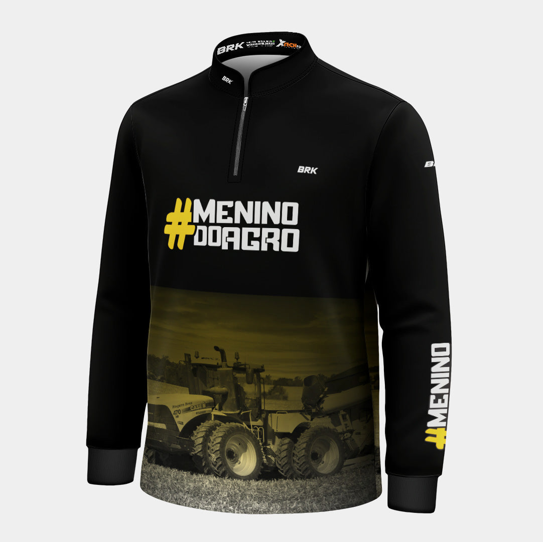 Camisa Infantil Agro Brk Menino do Agro com Proteção Solar UV50+