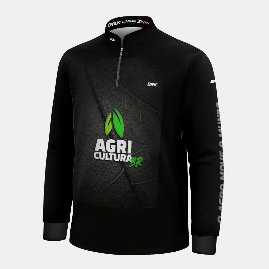 Camisa Infantil Brk Agro Brasil Agricultura com UV50+
