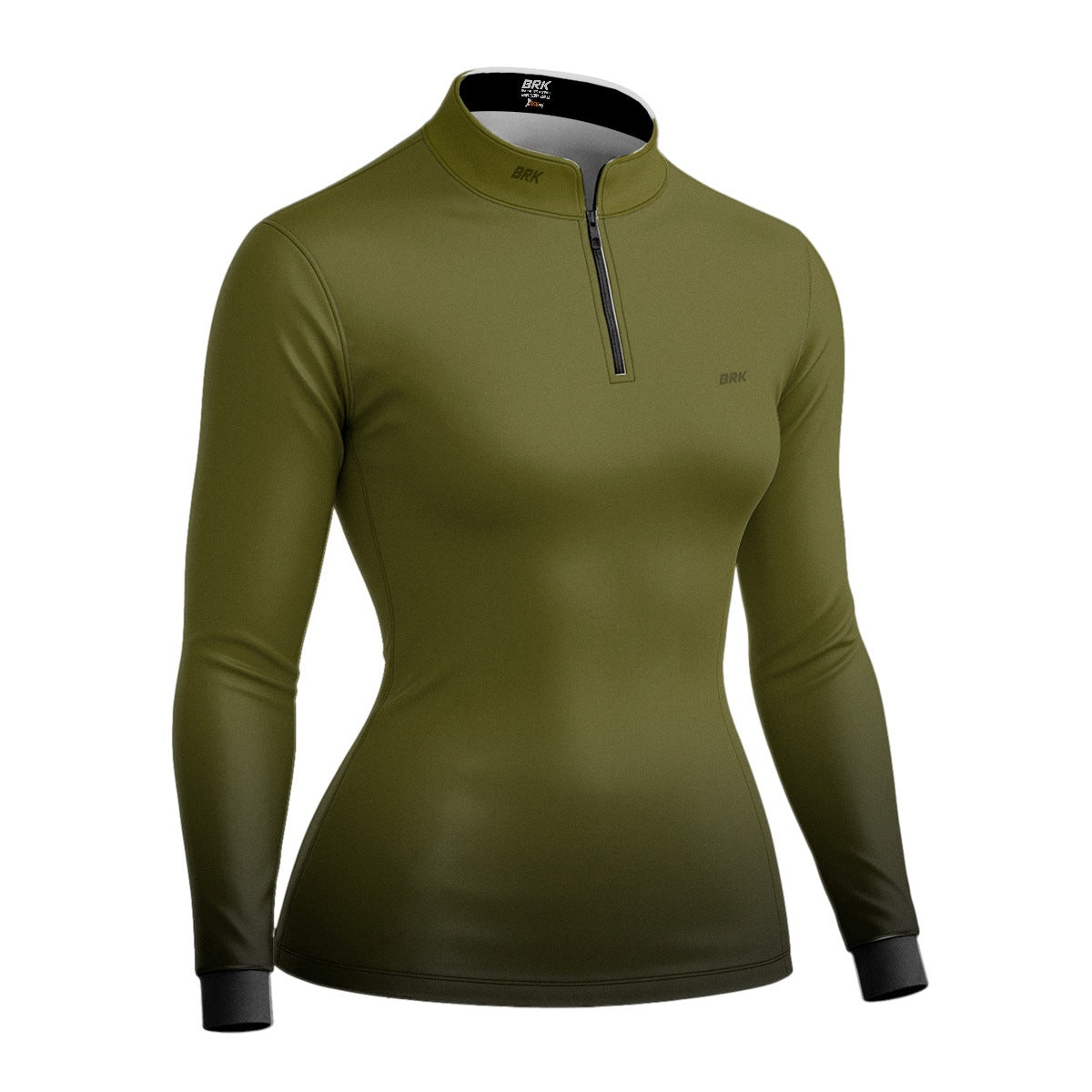 Camisa Agro Feminina Brk Unissex Basic Verde Musgo com Proteção Solar UV50+ - Brk Agro