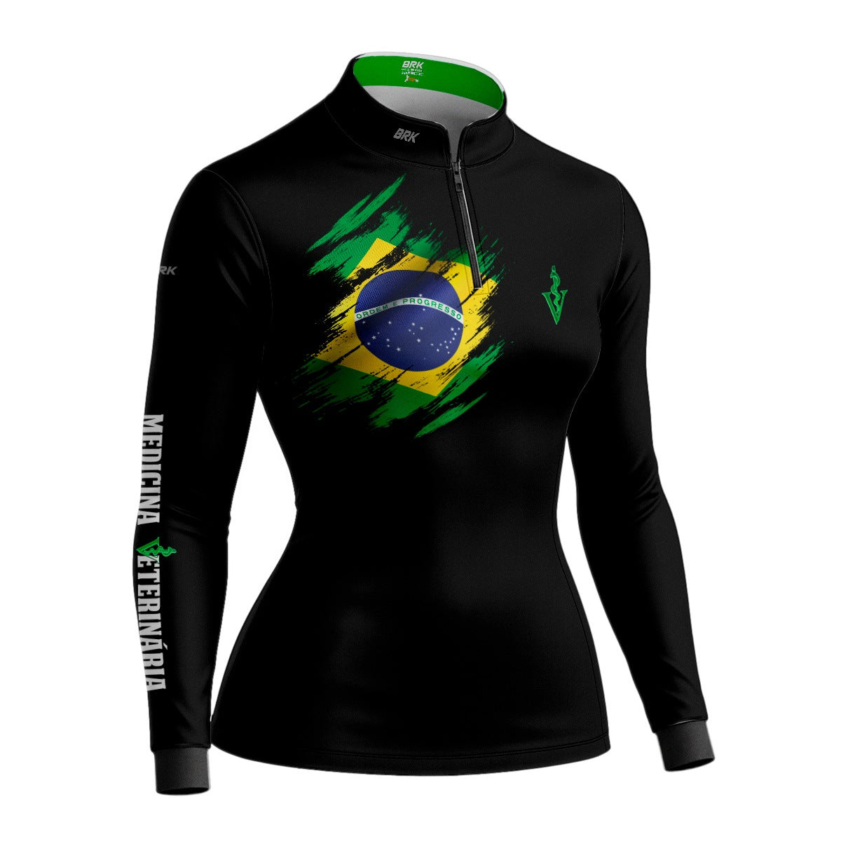 Camisa Agro Feminina Brk Medicina Veterinaria com Proteção UV50+ - Brk Agro