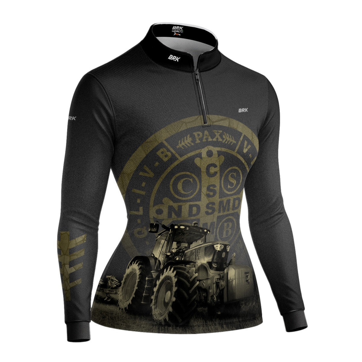 Camisa Agro Feminina Brk Medalhão São Bento com UV50+ - Brk Agro